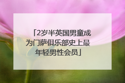 2岁半英国男童成为门萨俱乐部史上最年轻男性会员