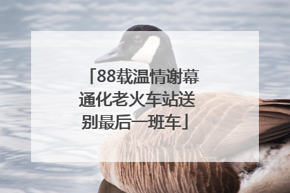 88载温情谢幕 通化老火车站送别最后一班车